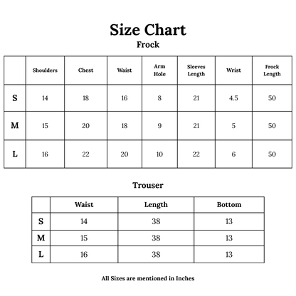 GUL-NAAR SUIT SET -3 piece