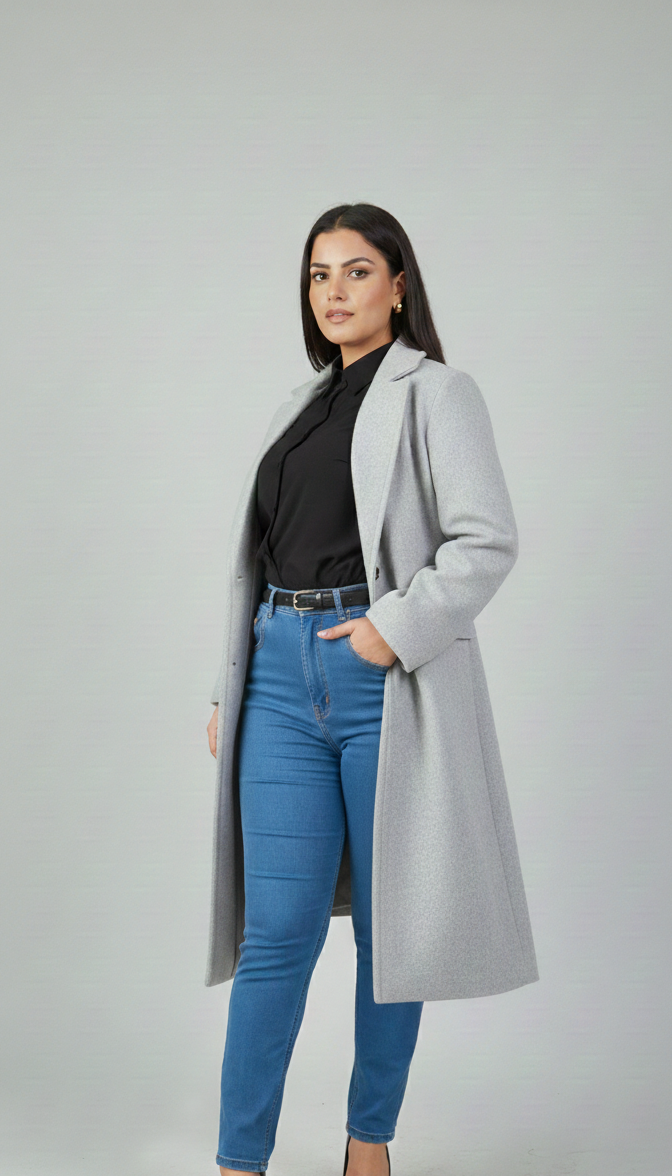 Midnight Mist Top – Black Georgette Short Shirt | Premium Double Georgette